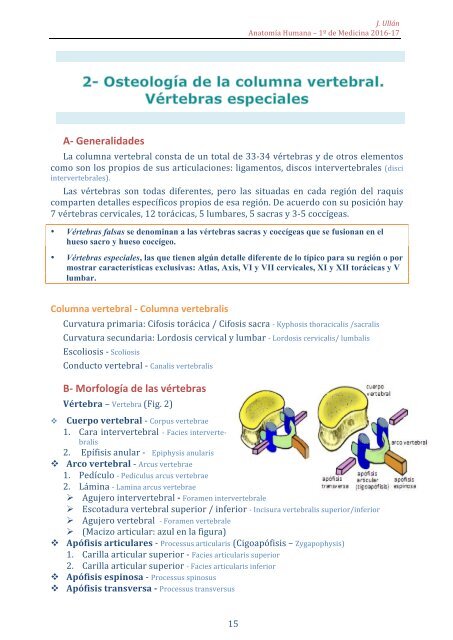 Osteoartrología unav