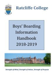 Boys Boarding Handbook 2018-2019