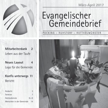 Gemeindebrief März - April 2017