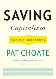 [txt] Saving Capitalism: Keeping America Strong (Vintage Originals) Ready