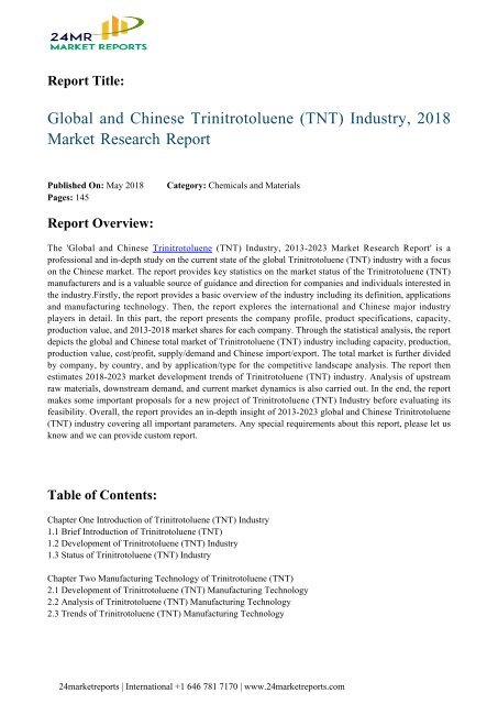 global-and-chinese-trinitrotoluene-tnt-industry-2018-market-research-report-24marketreports (2)