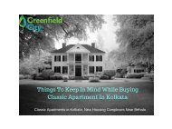 Things To Keep In Mind While Buying Classic Apartment In Kolkata