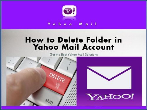 How to Delete Yahoo Mail Folder