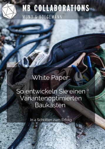 4 Schritte zum Variantenoptimierten Baukasten