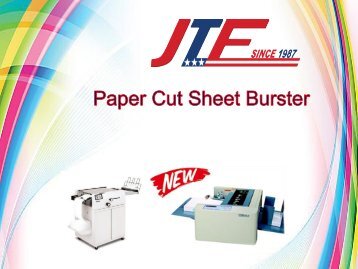 Paper Cut Sheet Burster | Shop Online