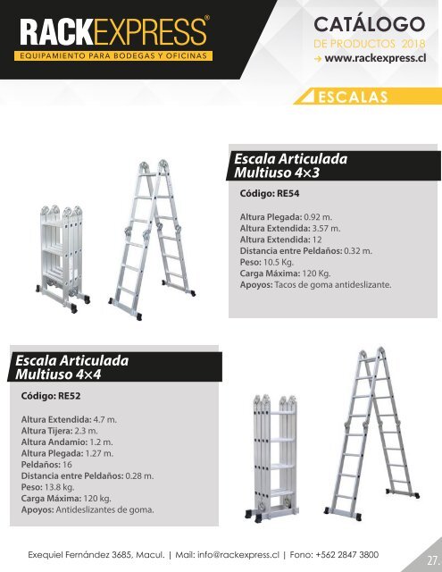 Catálogo Rackexpress 2018