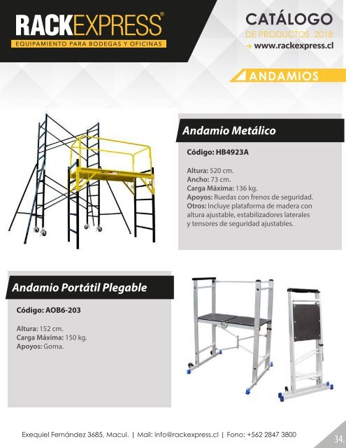 Catálogo Rackexpress 2018