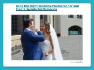 Book the Right Wedding Photographer in Calgary