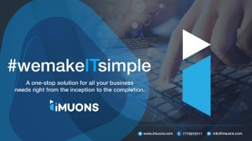 iMUONS - One Stop Solution for All your Business Needs