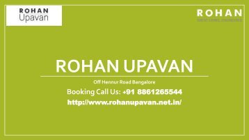 Rohan Upavan New Apartment Bangalore