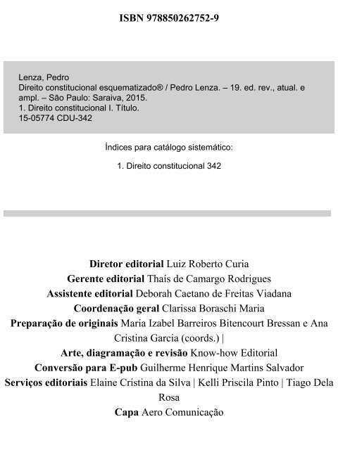 Direito Constitucional Esquematizado -  Lenza (2015)