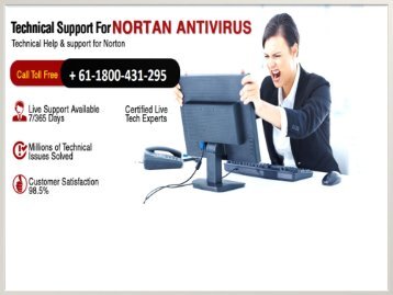 Norton support number Australia + 61-1800-431-295