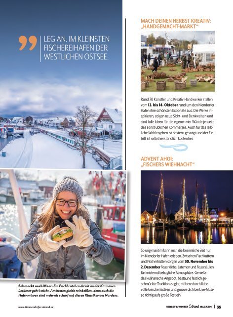 Herbst & Winterstrand-Magazin 2018/2019