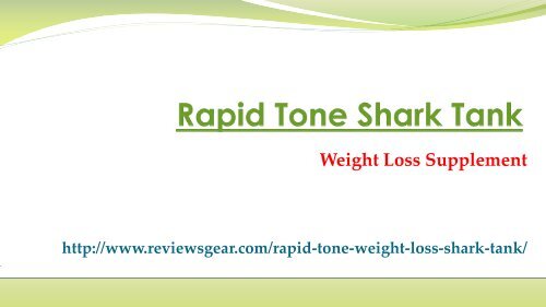 Rapid Tone Shark Tank