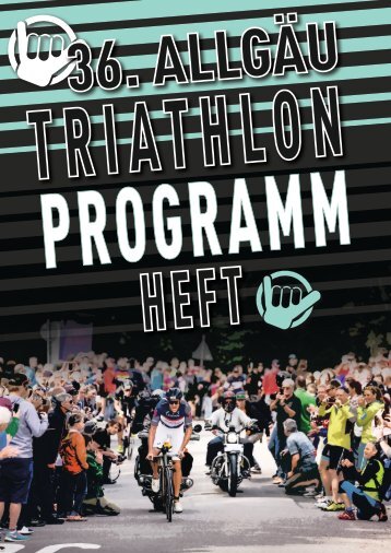Allgäu Triathlon Programmheft 2018