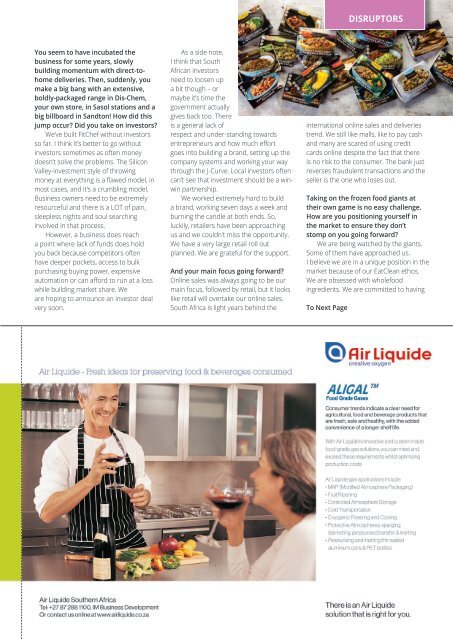 Food & Beverage Reporter August 2018