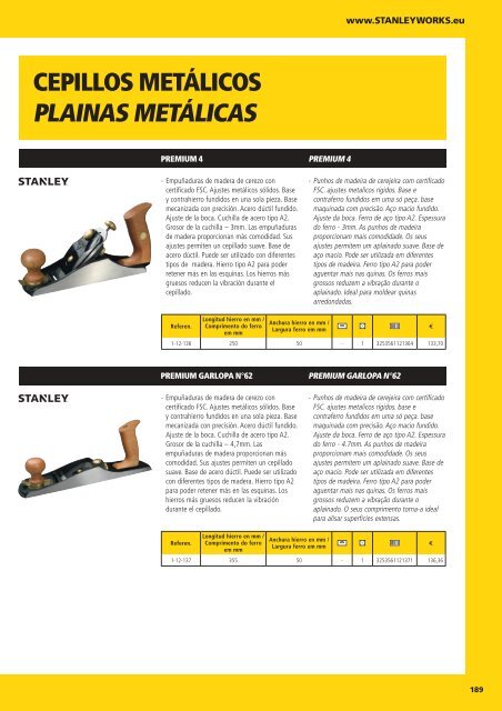 CATÁLOGO HERRAMIENTAS STANLEY 2018