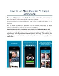 Happn Dating App Customer Service.