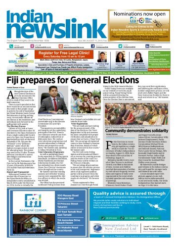 August 15, 2018 Indian Newslink Digital Edition