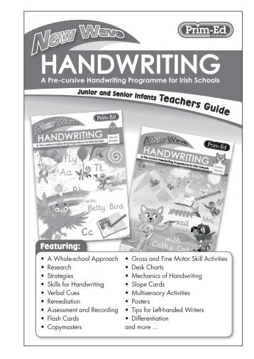 PR-2888IRE New Wave Handwriting Teachers Guide - Junior and Senior Infants