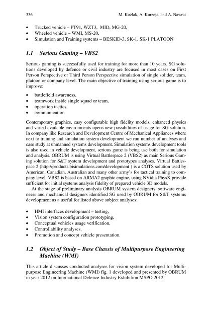 [Studies in Computational Intelligence 481] Artur Babiarz, Robert Bieda, Karol Jędrasiak, Aleksander Nawrat (auth.), Aleksander Nawrat, Zygmunt Kuś (eds.) - Vision Based Systemsfor UAV Applications (2013, Sprin