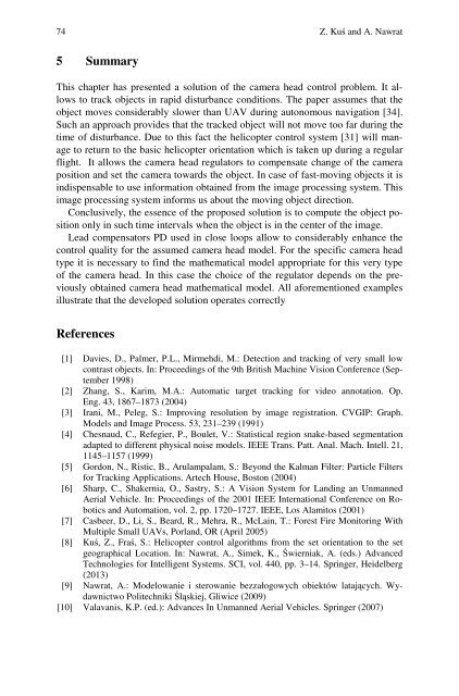 [Studies in Computational Intelligence 481] Artur Babiarz, Robert Bieda, Karol Jędrasiak, Aleksander Nawrat (auth.), Aleksander Nawrat, Zygmunt Kuś (eds.) - Vision Based Systemsfor UAV Applications (2013, Sprin