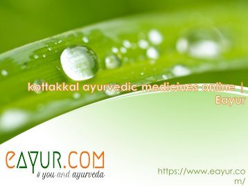 Kottakkal Ayurveda product online in Eayur