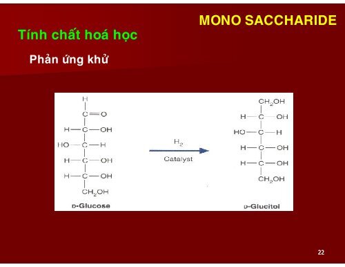 HÓA HỌC THỰC PHẨM - CHƯƠNG 3 - CARBOHYDRATE - TÔN NỮ MINH NGUYỆT