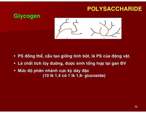 HÓA HỌC THỰC PHẨM - CHƯƠNG 3 - CARBOHYDRATE - TÔN NỮ MINH NGUYỆT