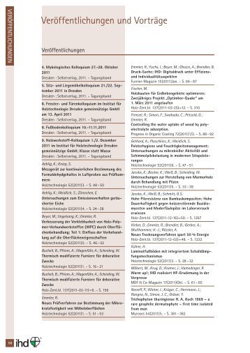 Veröffentlichungen 2011 - IhD