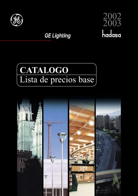 CATALOGO Lista de precios base GE Lighting