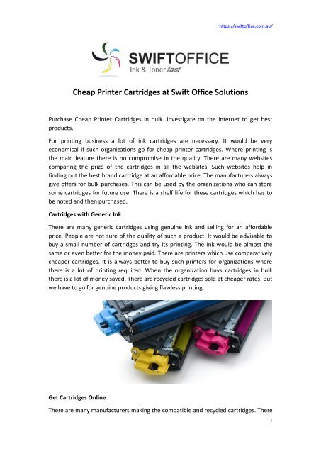 buy cheap ink