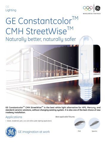 GE ConstantcolorTM CMH StreetWiseTM - GE Lighting