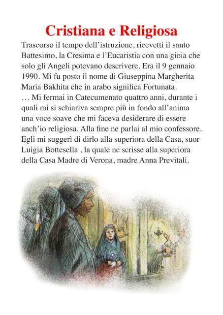 La storia di Santa Bakhita