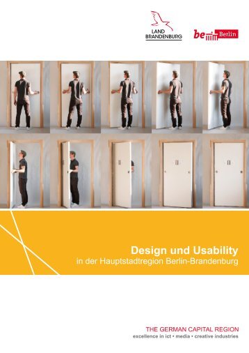 Design und Usability in der Hauptstadtregion Berlin-Brandenburg
