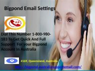 Fix Hacked Account Recovery Error| Bigpond Email Setting  Number 1-800-980-183