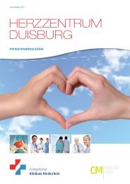 Patientenbroschüre - Herzzentrum Duisburg 3.Auflage