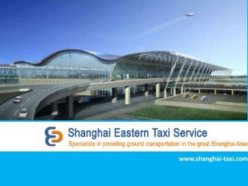 Book Taxi from Pudong Airport to Shanghai at Cheap Fare