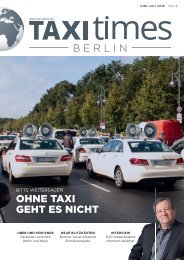 Taxi Times Berlin - Juli 2018