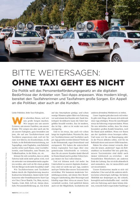 Taxi Times Berlin - Juli 2018