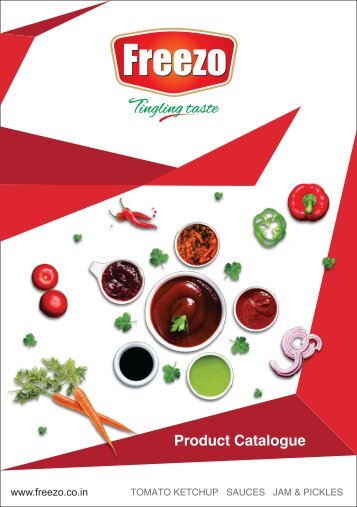 Freezo Ketchup & Condiment Catalogue 2018