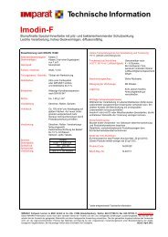 Technische Information Imodin-F - Imparat