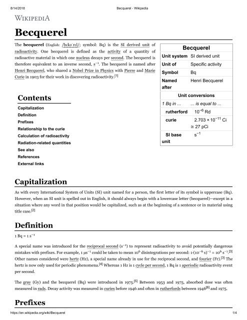 Becquerel Wikipedia
