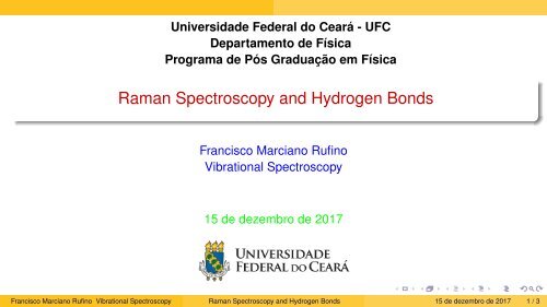 Raman Spectroscopy and Hydrogen Bonds