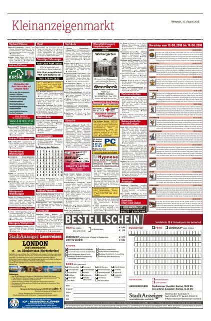 Stadtanzeiger Coesfeld kw 33