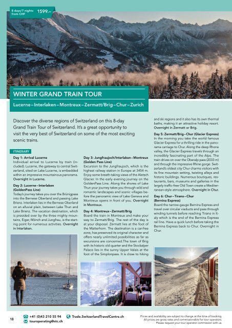 STC Experience Switzerland Winter 2018-2019