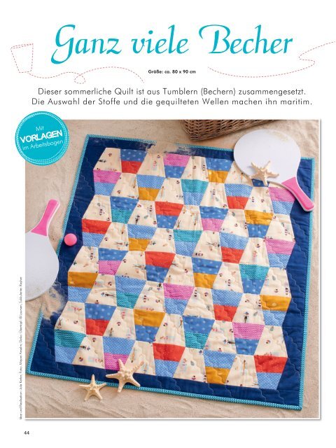 Patchwork & Nähen SPEZIAL Farbenzauber 05/2018