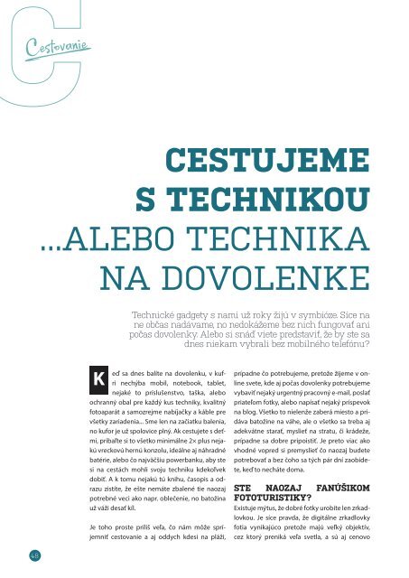 Slovak Lines magazín 8 2018