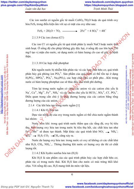 Khảo sát chất lượng nước giếng khoan tại ấp Long Hòa B, xã Long Thạnh, huyện Phụng Hiệp, tỉnh Hậu Giang