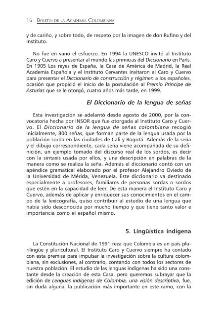 BOLETIN Tomo LXVIII Núms. 277-278 Julio-diciembre